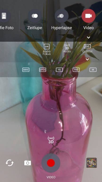 Die Kamerra-Software im HTC U11