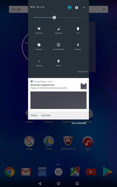 Die Menüs und Einstellungen des Medion LifeTab X10311