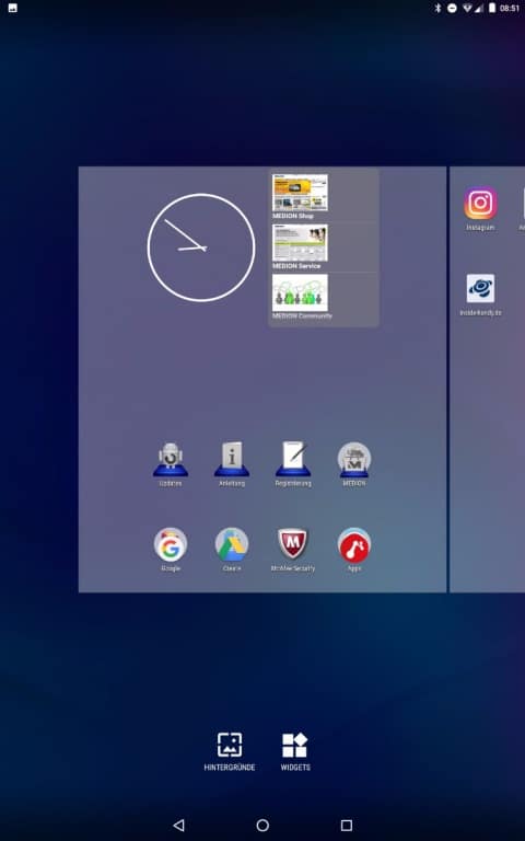 Die Menüs und Einstellungen des Medion LifeTab X10311