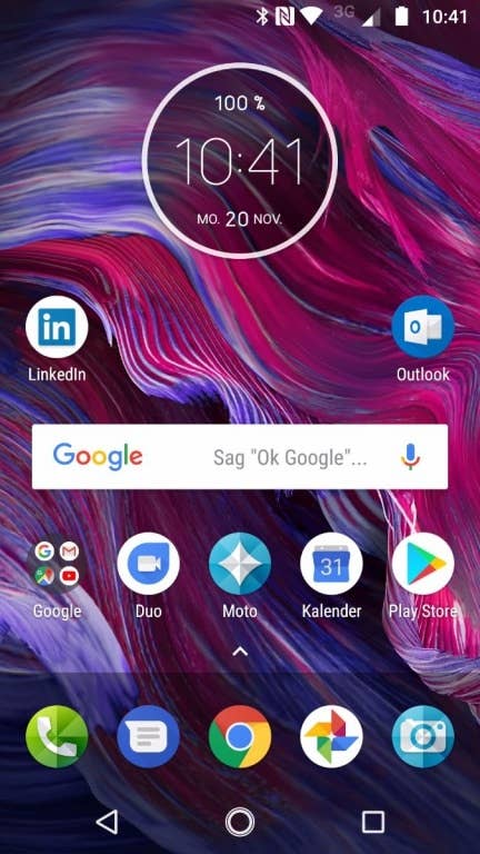 Die Menüs und Einstellungen des Motorola Moto X4