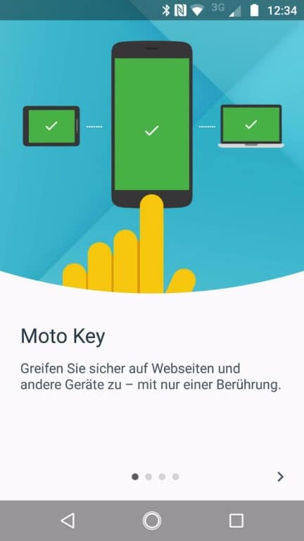 Die Menüs und Einstellungen des Motorola Moto X4