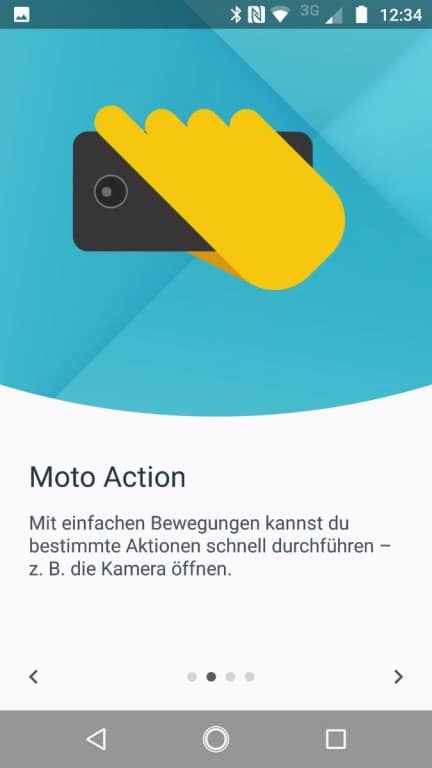 Die Menüs und Einstellungen des Motorola Moto X4