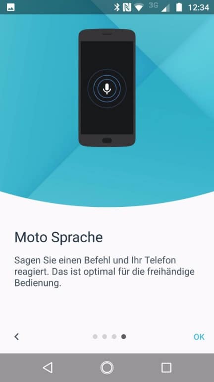 Die Menüs und Einstellungen des Motorola Moto X4