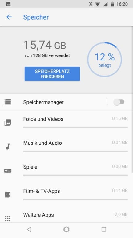 Die Menüs und Einstellungen des Nokia 8 Sirocco