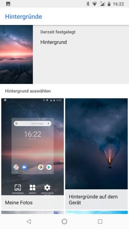 Die Menüs und Einstellungen des Nokia 8 Sirocco