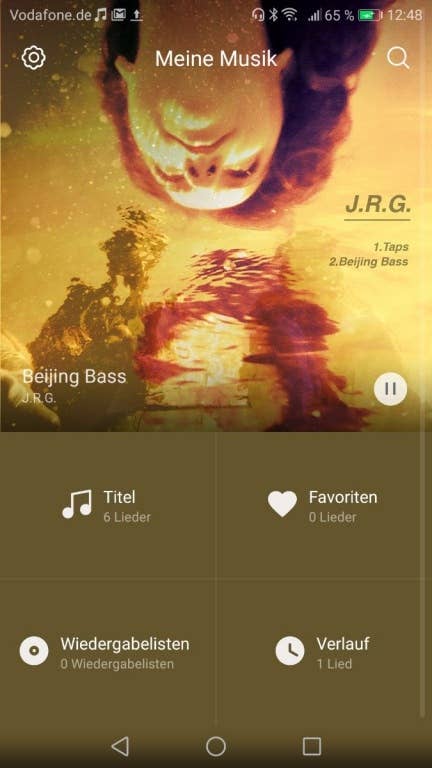Die Musik-App des Huawei Nova 2