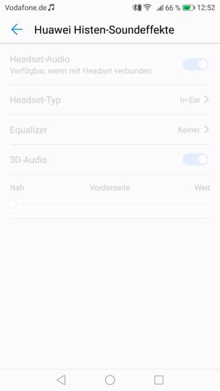 Die Musik-App des Huawei Nova 2