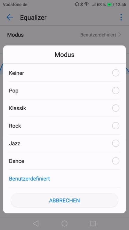 Die Musik-App des Huawei Nova 2