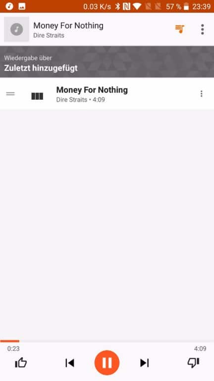 Die Musik-App des OnePlus 5 im Test