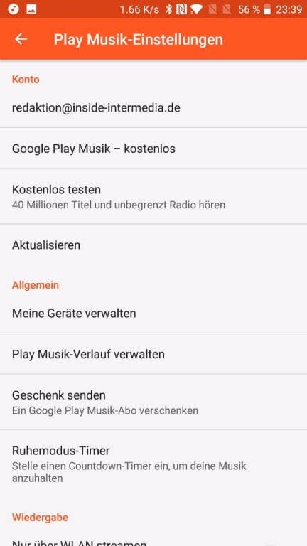 Die Musik-App des OnePlus 5 im Test