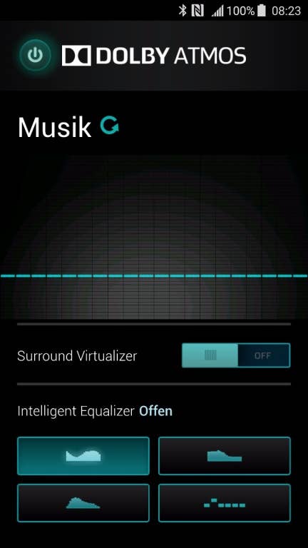 Die Musik-App des ZTE Axon 7