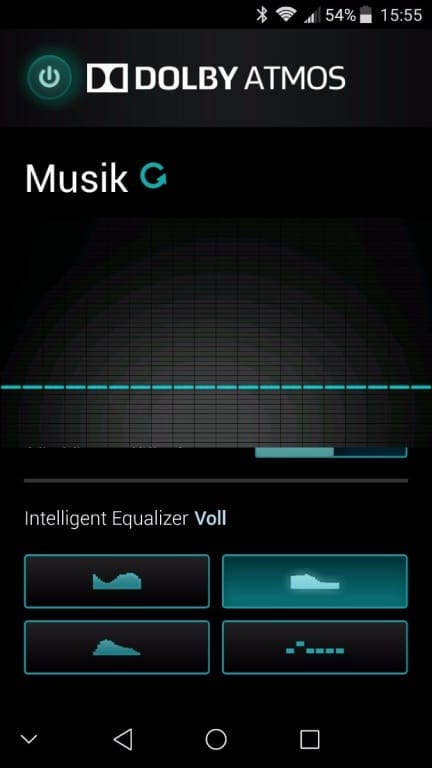 Die Musik-App des ZTE Axon 7 Mini