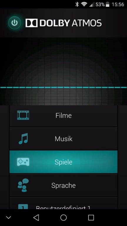 Die Musik-App des ZTE Axon 7 Mini