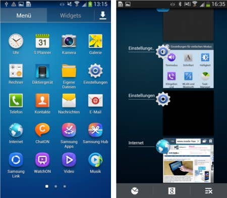 Die Samsung-Nutzeroberfläche TouchWiz im Überblick
