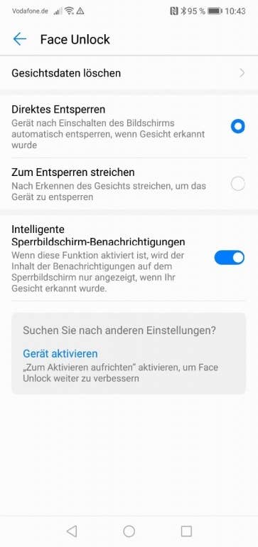 Die Software des Huawei P20 Lite