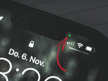 Alarmsignal: Was man tun sollte, wenn ein grüner Punkt auf dem Handy-Display aufleuchtet