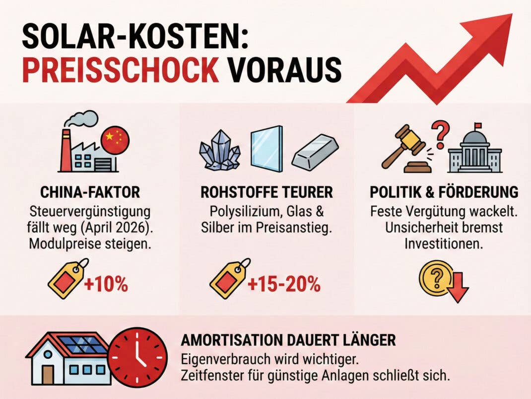 Diese Faktoren beeinflussen die Preise für PV-Module