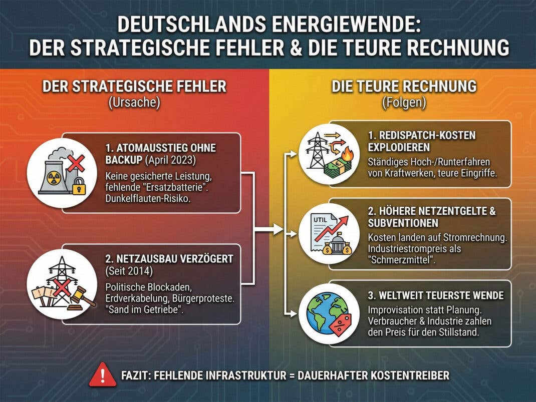 Diese strategischen Fehler haben uns die hohen Kosten beschert.