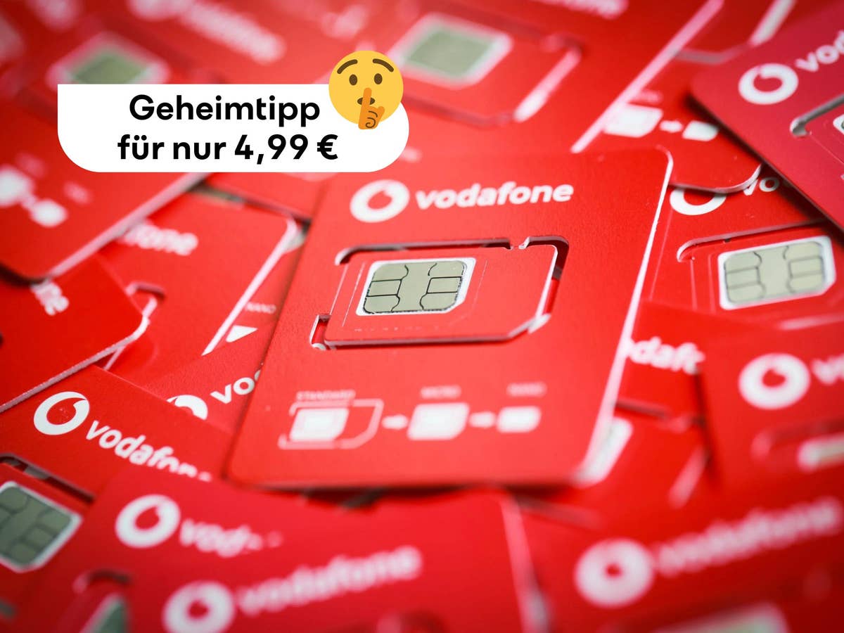 Geheimtipp: Diesen Vodafone-Tarif für nur 4,99 Euro kennen nicht viele