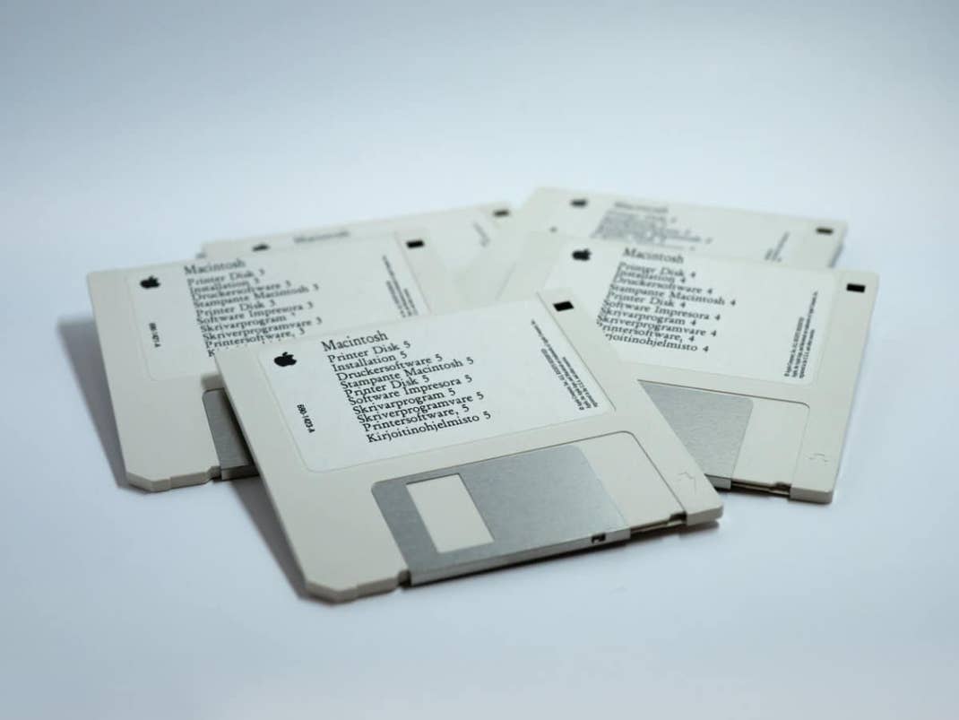 Mehrere 3,5 Zoll Disketten