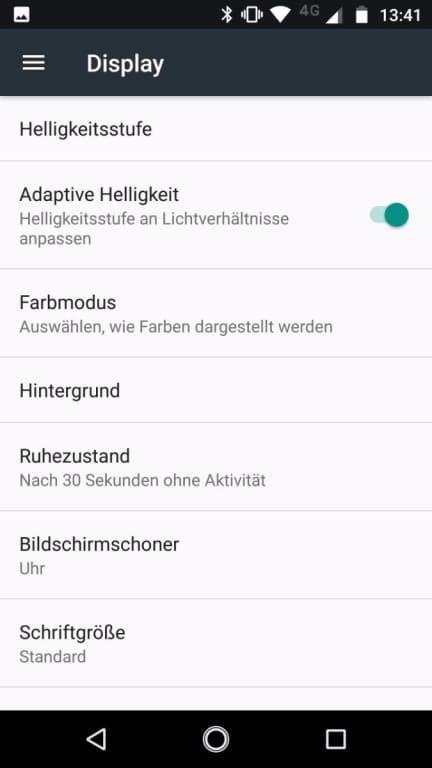 Displaybilder und -Screenshots des Moto Z2 Force