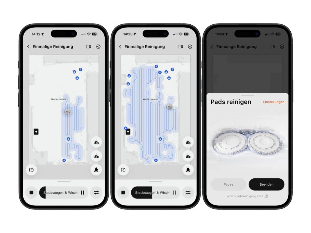 Screenshot aus der DJI-Home-App