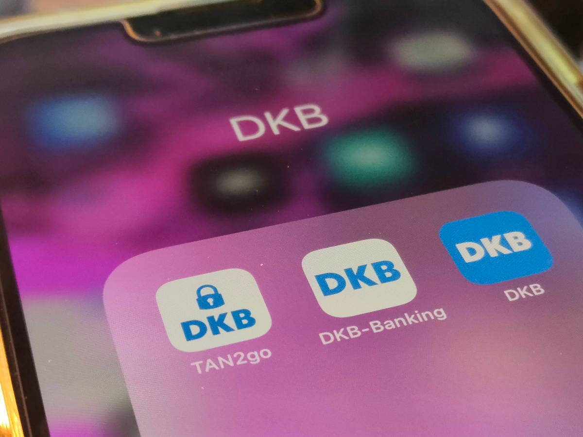 DKB Apps auf einem iPhone.