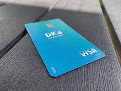 Eine Visa-Debitkarte der DKB