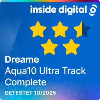 Testsiegel des Dreame Aqua10 Ultra Track Complete