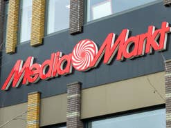 MediaMarkt-Logo an einer Filiale.