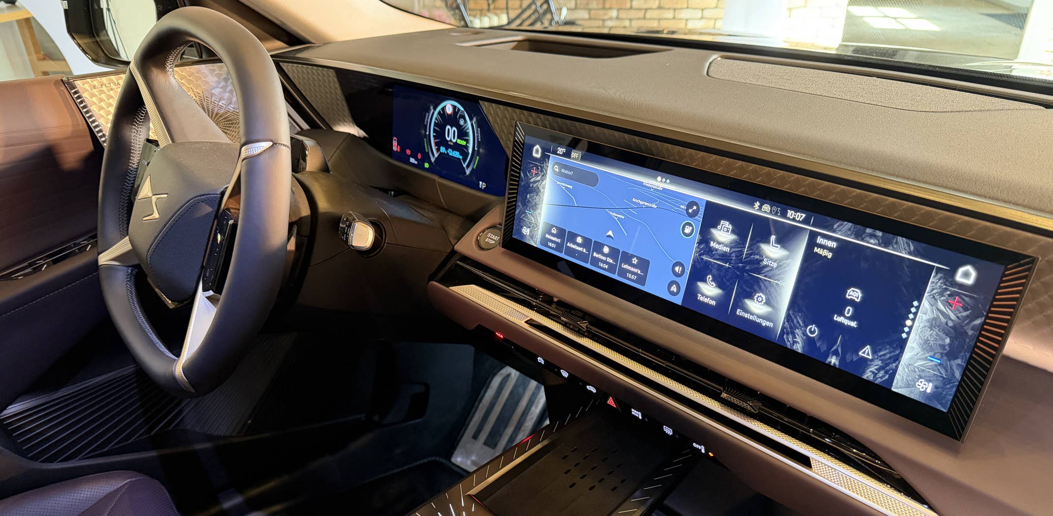Cockpit-Ansicht des DS N°7.