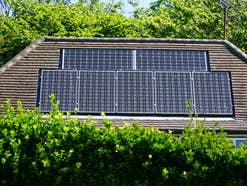 Solarmodule, Sinnbild für Solarzellen