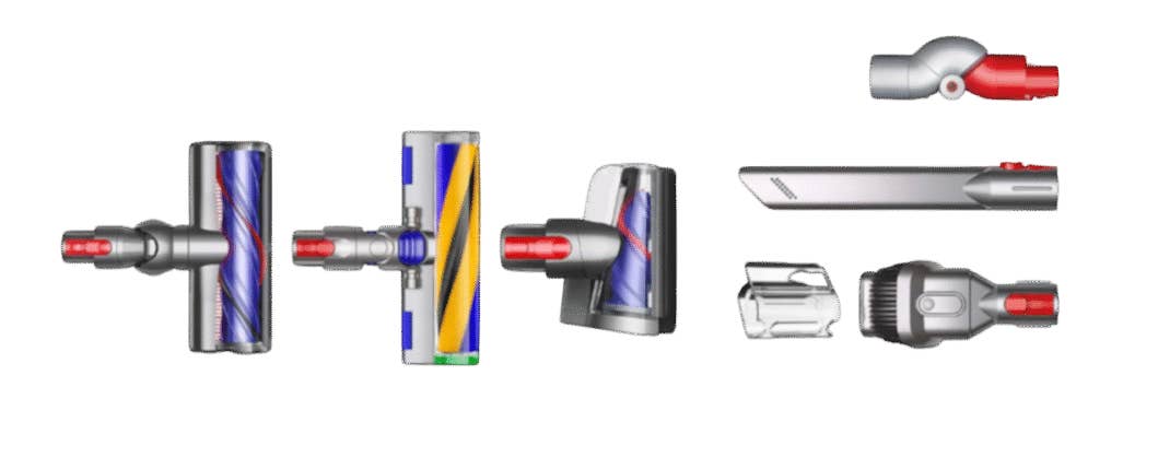 Dyson V12 Detect Slim Absolute (2023) Stielsauger: Zubehör
