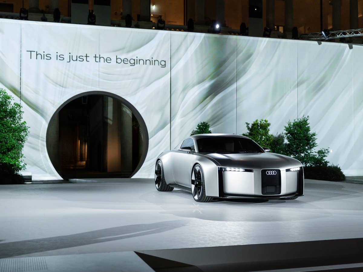 Audi Concept C bei seiner Weltpremiere.