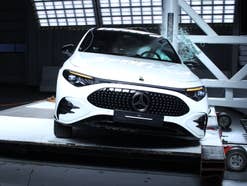 Mercedes CLA im Crashtest des Euro NCAP.