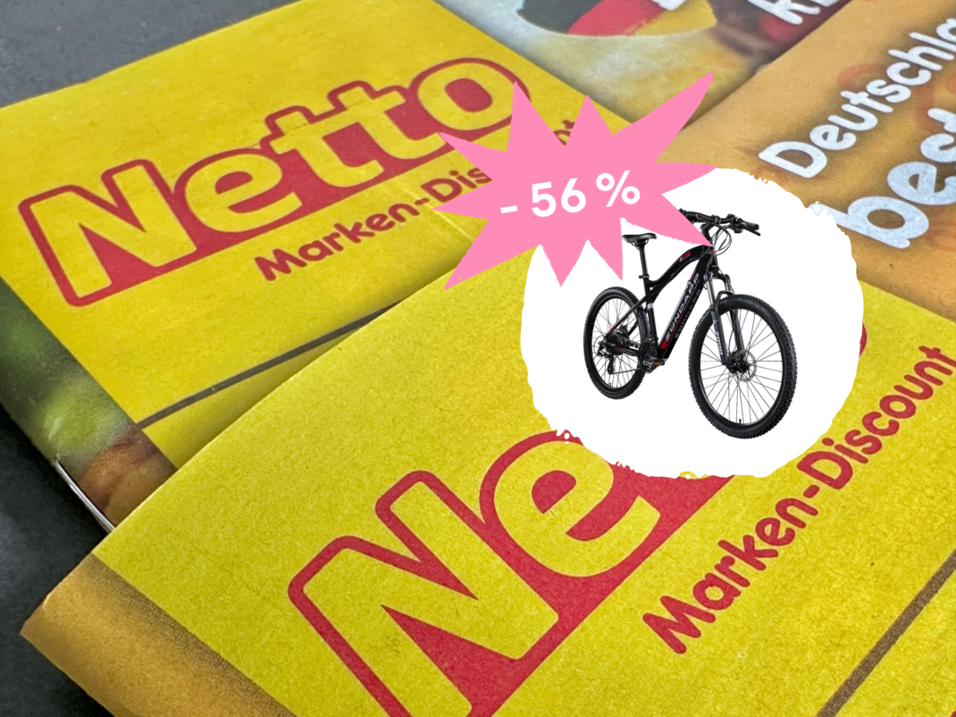Netto schmeißt E-Bike raus: Über 1.000 Euro Rabatt sorgen für Discountpreis