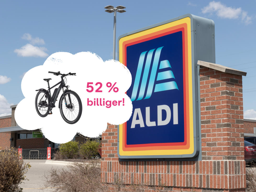 #Aldi: Unfassbares E-Bike-Angebot mit über 50 Prozent Rabatt