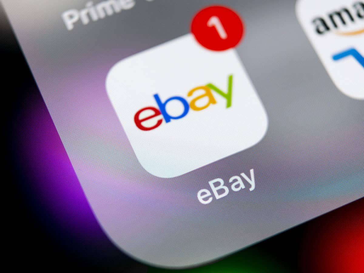ebay App-Icon auf einem Smartphone-Display