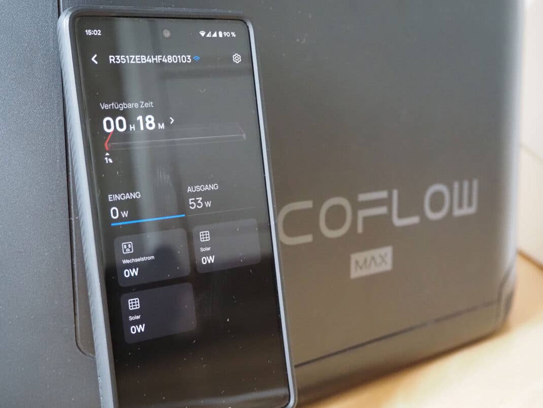 Die EcoFlow-App zum Verwalten der Powerstations des Herstellers.