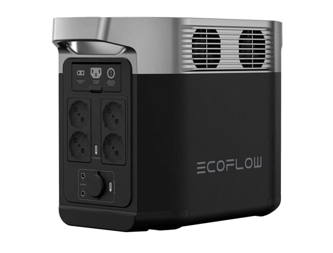 EcoFlow DELTA 2 Rückseite.