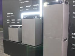 Balkonkraftwerk-Speicher EcoFlow Stream 5000 auf einer Messe