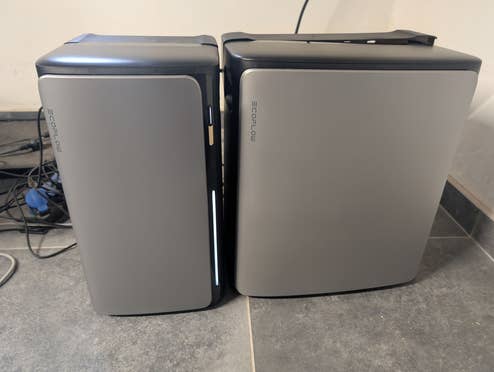 Ecoflow Stream Ultra (links) und Ecoflow Stream Ultra X (rechts) im Größenvergleich