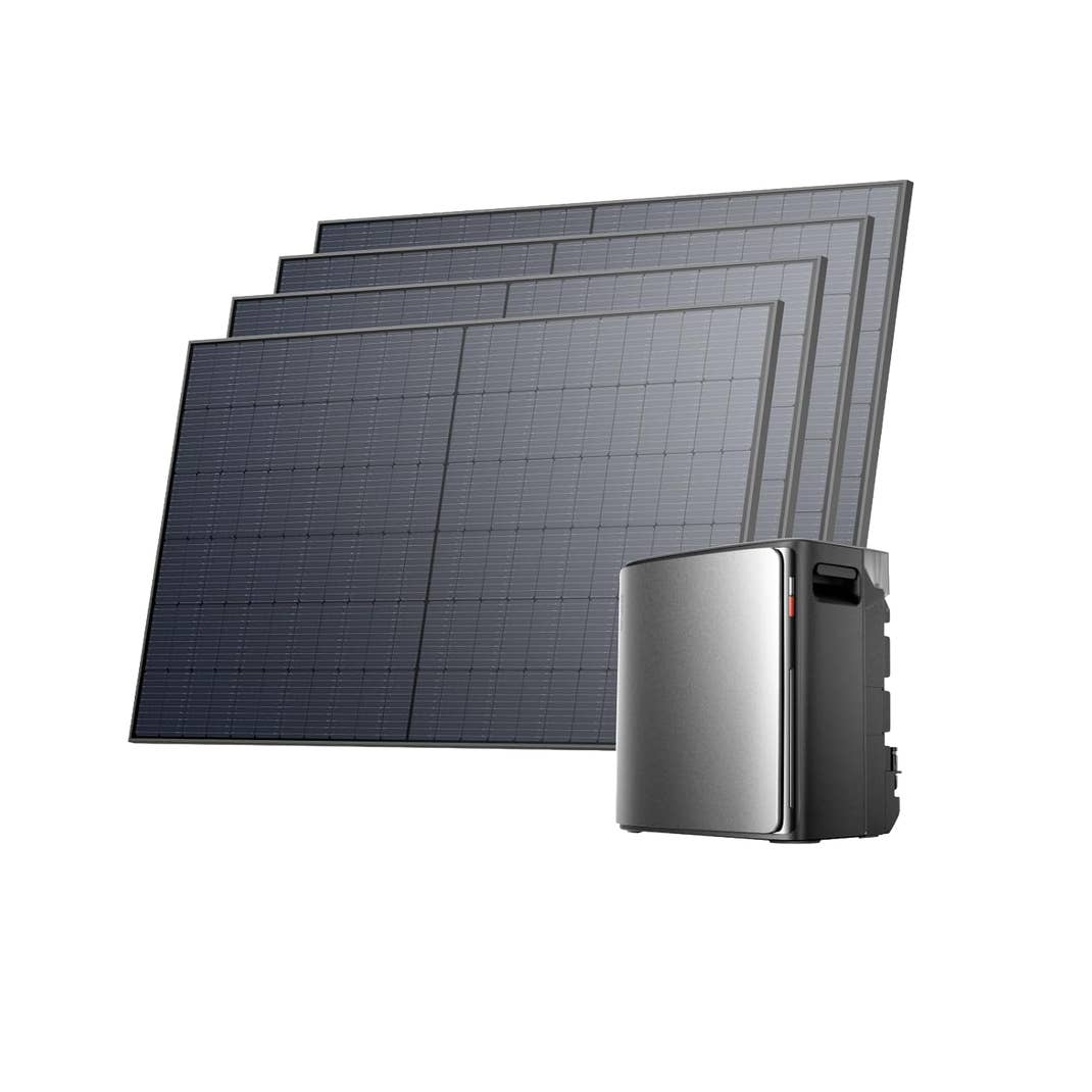 Ecoflow Stream Ultra X mit 4 Solarmodulen
