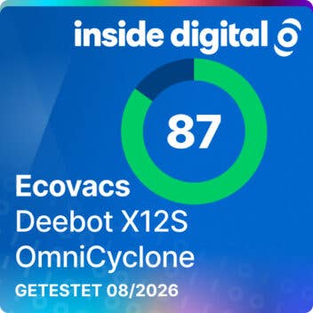 Testsiegel Ecovacs Deebot X12S OmniCyclone