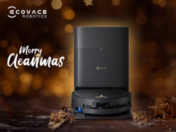 Ecovacs Deebot X9 Pro Omni mit Weihnachts-Motto