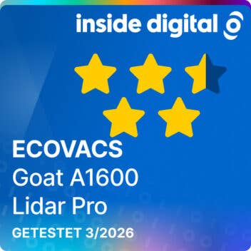 Testsiegel Ecovacs Goat !600 Lidar Pro