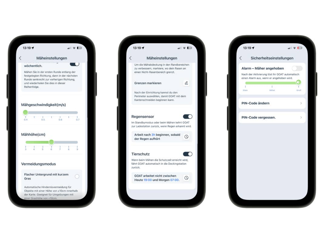 Screenshot aus der Ecovacs-Home-App