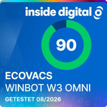 ECOVACS WINBOT W3 OMNI Testsiegel