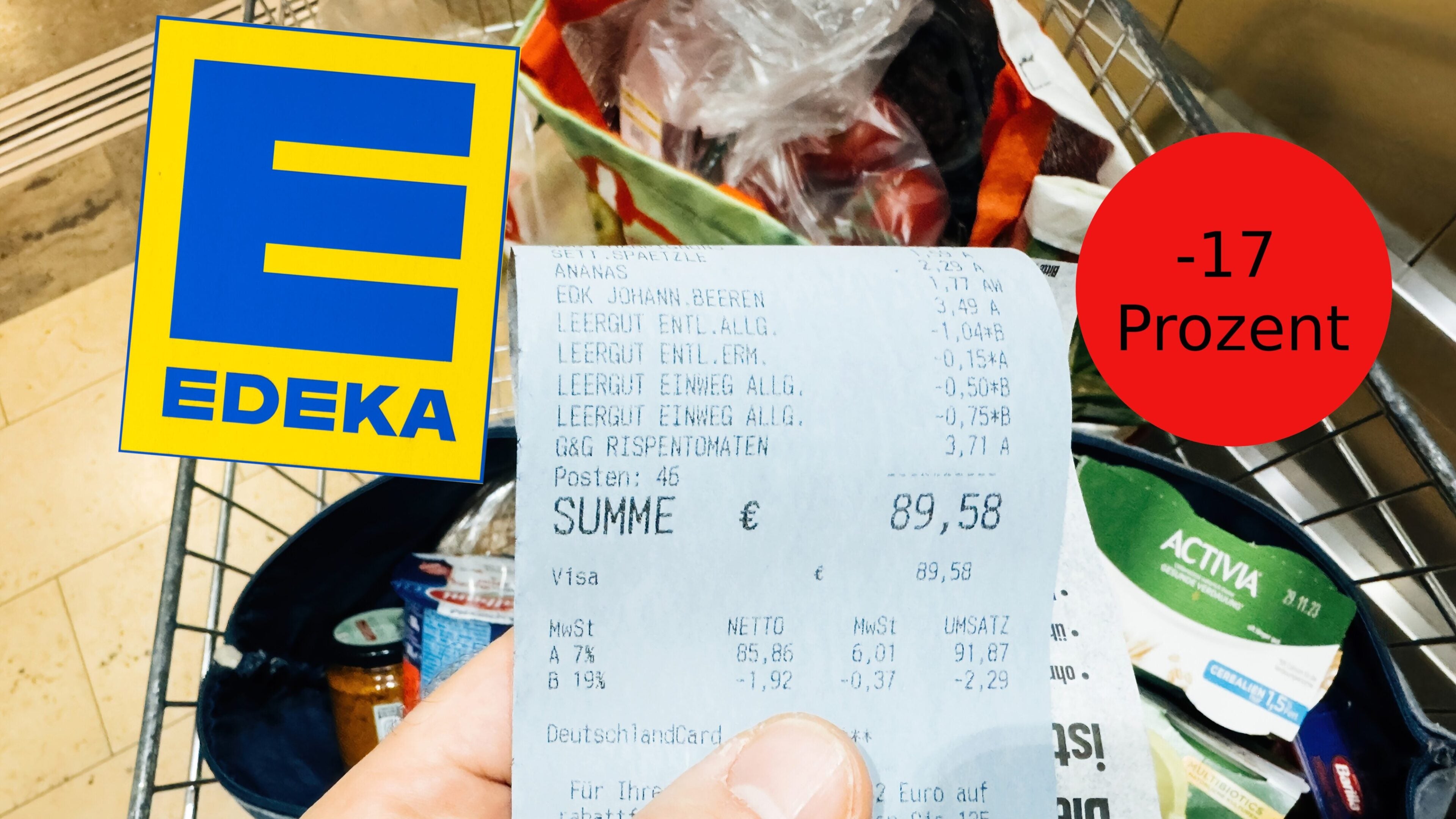 Tankrabatt im Supermarkt: Edeka senkt Preise um 17 Cent – wer wieder nicht profitiert