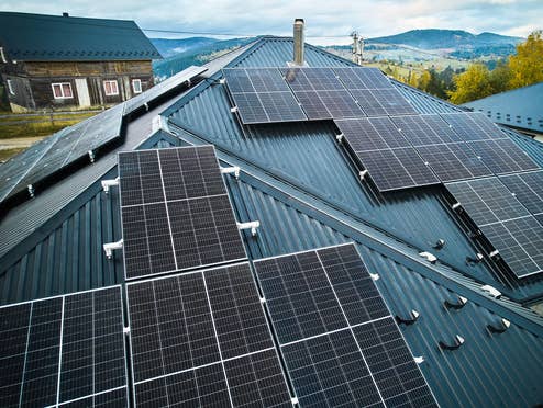 PV-Anlage auf Hausdach